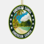 Amerikaans Samoa Keramisch Ornament (Rechts)