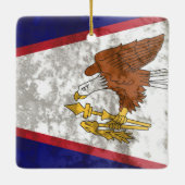 Amerikaans Samoa Keramisch Ornament (Achterkant)
