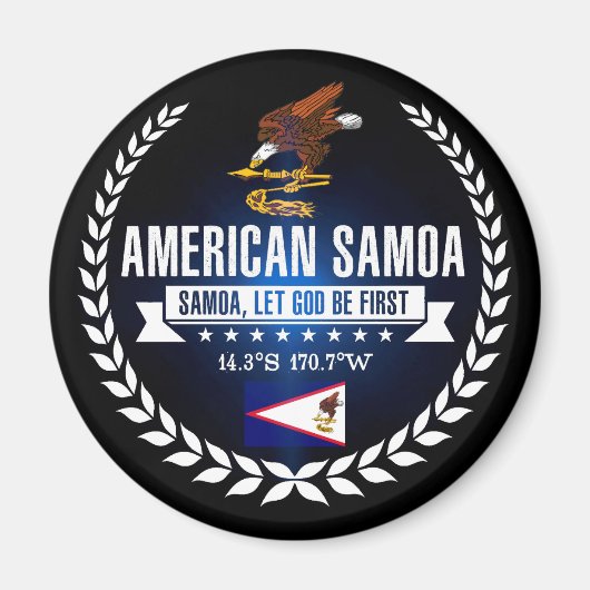 Amerikaans Samoa Magneet (Voorkant)