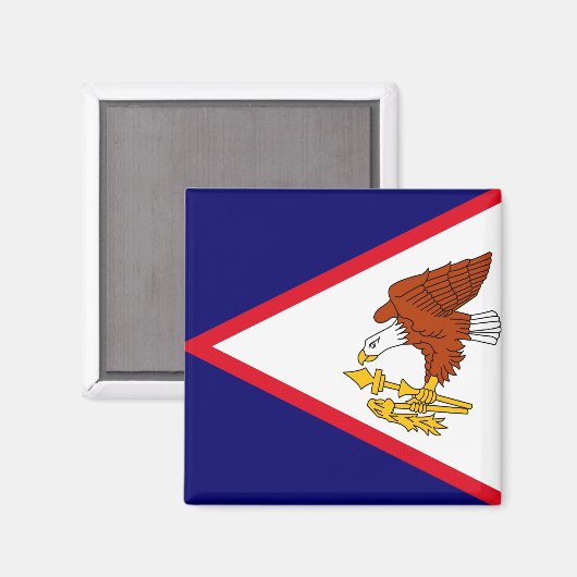 Amerikaans Samoa Magneet (Voorkant / Achterkant)