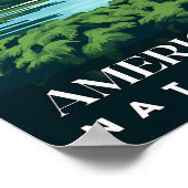 Amerikaans Samoa Nationaal Park Reizen Natuur Bos Poster (Hoek)