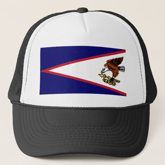 Amerikaans Samoa-Pet Trucker Pet (Voorkant)
