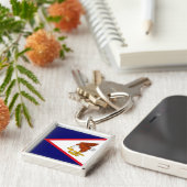 Amerikaans Samoa Sleutelhanger (Zijkant)