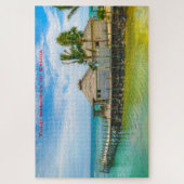 Amerikaans Samoa strandtafereel. Legpuzzel (Verticaal)