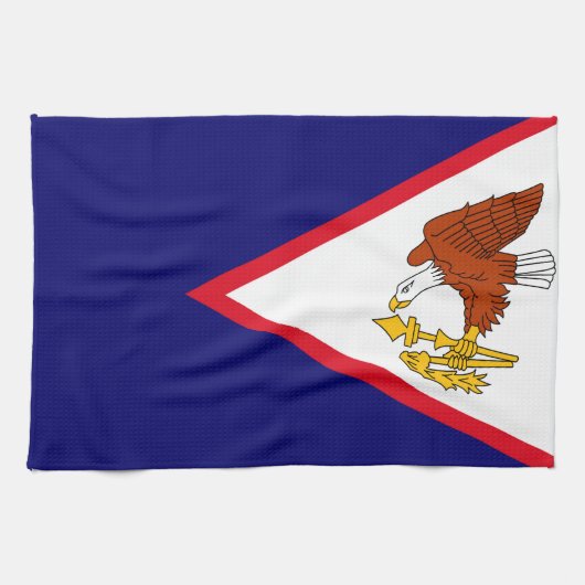 Amerikaans Samoa Theedoek (Horizontaal)