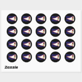 Amerikaans Samoa Vlag Sticker (Vel)
