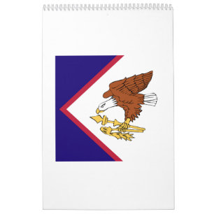 Amerikaans Samoa-vlagemblem Kalender