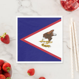 Amerikaans Samoaanse vlag Servet