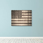 Amerikaans schilderCanvas Canvas Afdruk (Insitu (Houten vloer))