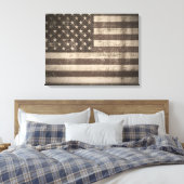 Amerikaans schilderCanvas Canvas Afdruk (Insitu (Slaapkamer))