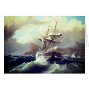 Amerikaans schip in nood 1841