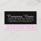 amerikaans schoonheidsloyaliteitsprogramma klantenkaartje (Voorkant)