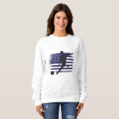 Amerikaans Shirt Amerikaanse vlag (Voorkant volledig)
