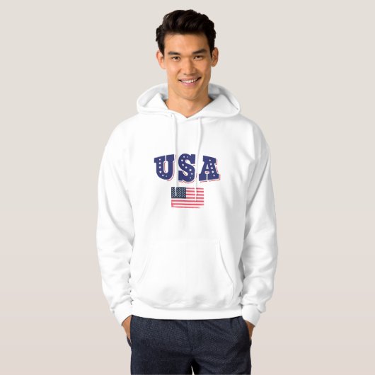 Amerikaans Shirt Amerikaanse vlag (Voorkant volledig)