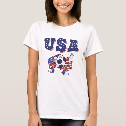 Amerikaans Shirt Amerikaanse vlag (Voorkant)