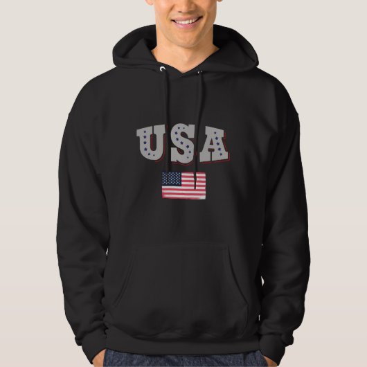 Amerikaans Shirt Amerikaanse vlag (Voorkant)
