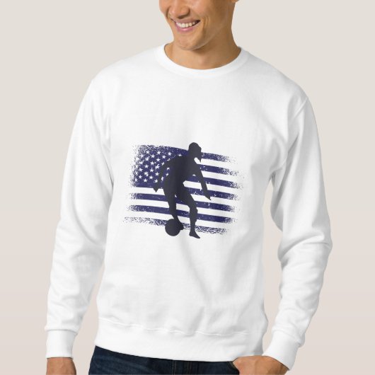 Amerikaans Shirt Amerikaanse vlag (Voorkant)