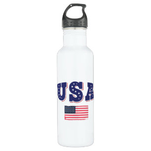 Amerikaans Shirt Amerikaanse vlag Waterfles