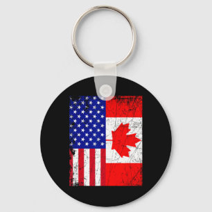 Amerikaans Shirt USA Canada Vlag 4 juli Sleutelhanger