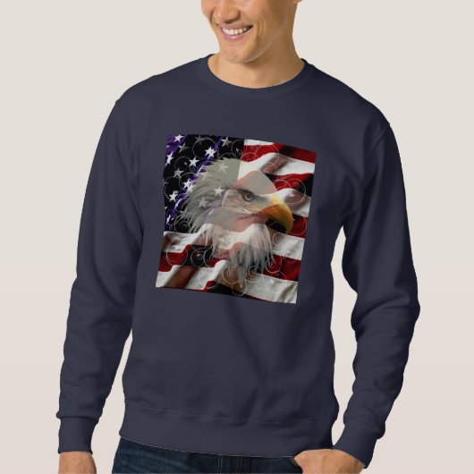 Amerikaans Shirt van de Eagle-vlag (Voorkant)