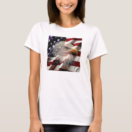 Amerikaans Shirt van de Eagle-vlag (Voorkant)