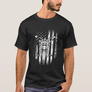 Amerikaans Shirt voor de motorfiets van de vlag v