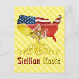 Amerikaans Siciliaans Roots Briefkaart