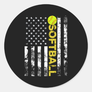 Amerikaans softwareteam ronde sticker