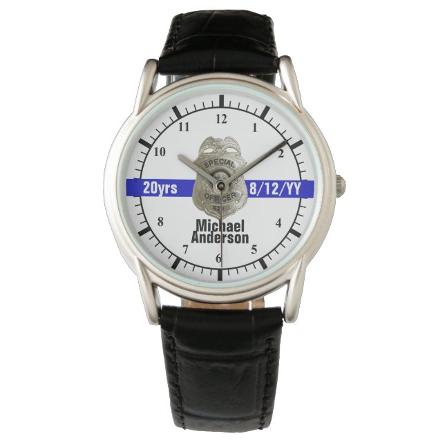 Amerikaans speciale officier Aangepaste jubileum-p Horloge (Voorkant)