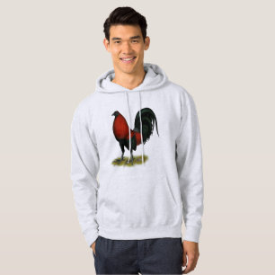 Amerikaans spel BB Zwarte Rode Haan Hoodie