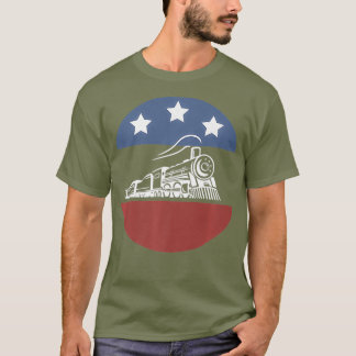 Amerikaans spoortreinbestuurder Gifts USA T-shirt