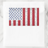 Amerikaans staatsburger Rectan Rechthoekige Sticker (Tas)
