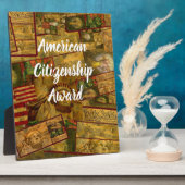 Amerikaans staatsburgerschap fotoplaat (Zijkant)