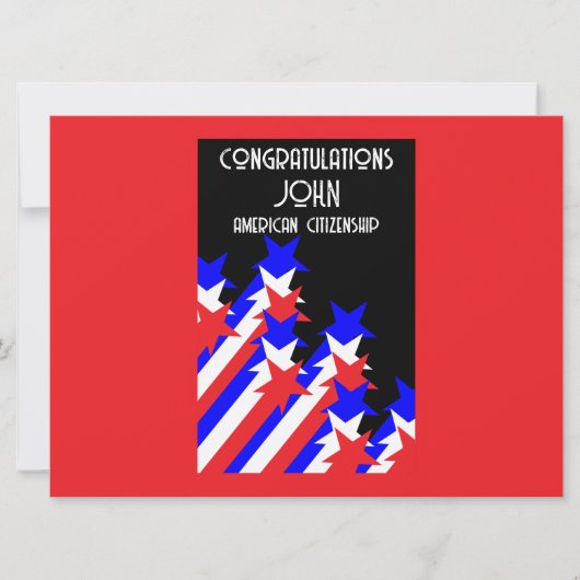 Amerikaans staatsburgerschap verleend (Voorkant)