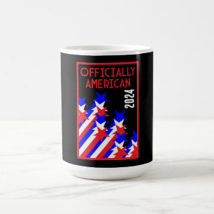 Amerikaans staatsburgerschap verleend koffiemok