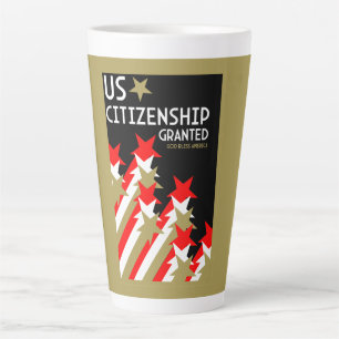 Amerikaans staatsburgerschap verleend latte mok