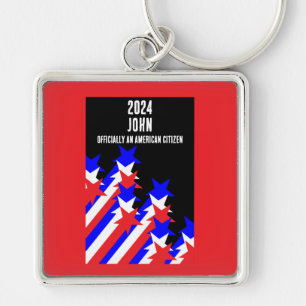 Amerikaans staatsburgerschap verleend sleutelhanger