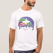 Amerikaans Surfen Hawaii T-shirt (Voorkant)