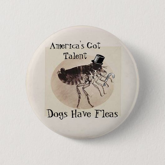 Amerikaans talent ronde button 5,7 cm (Voorkant)