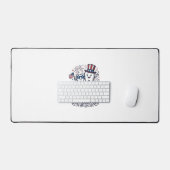 Amerikaans tandartsenteam patriottische tand vecto bureaumat (Keyboard & Muis)