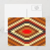 amerikaans traditioneel etnisch kostumotief briefkaart (Voorkant / Achterkant)