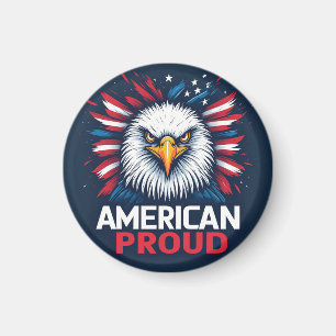 Amerikaans Trots USA Vlag Patriotisch Cadeau Magneet
