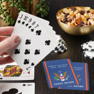 Amerikaans verdedigingsembleem - personaliseer met pokerkaarten