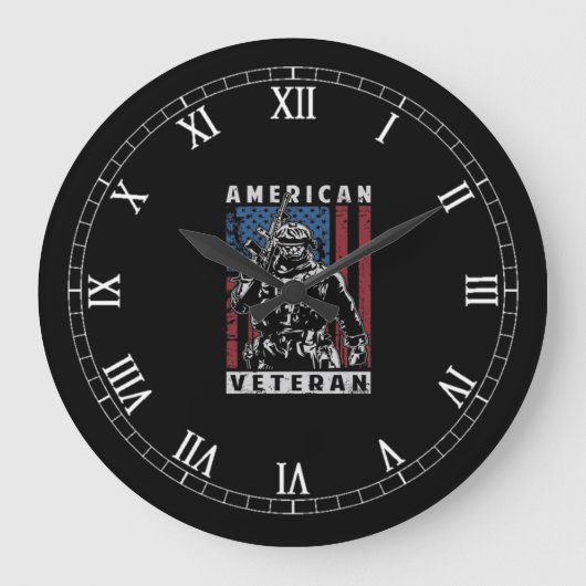 Amerikaans Veteraan Grote Klok (Voorkant)