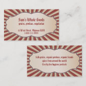 Amerikaans Visitekaartje (Voorkant / Achterkant)