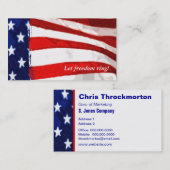 Amerikaans Visitekaartje (Voorkant / Achterkant)