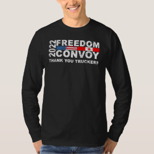 Amerikaans Vlag Canada Vlaggenvrijheidskonvooi 202 T-shirt