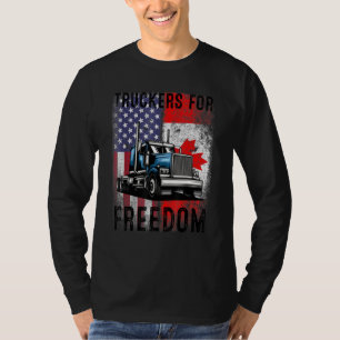 Amerikaans Vlag Canada Vlaggenvrijheidskonvooi 202 T-shirt