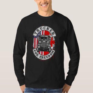 Amerikaans Vlag Canada Vlaggenvrijheidskonvooi 202 T-shirt