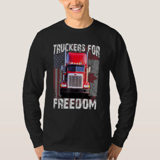 Amerikaans Vlag Canada Vlaggenvrijheidskonvooi 202 T-shirt